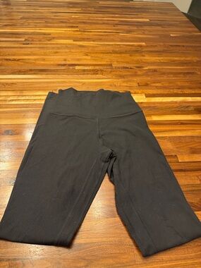 Lululemon Black Ribbed Leggings